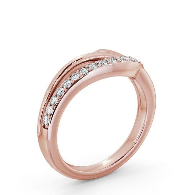 Lena Half Eternity Round Lab Diamond 0.14ct Sweeping Style Ring